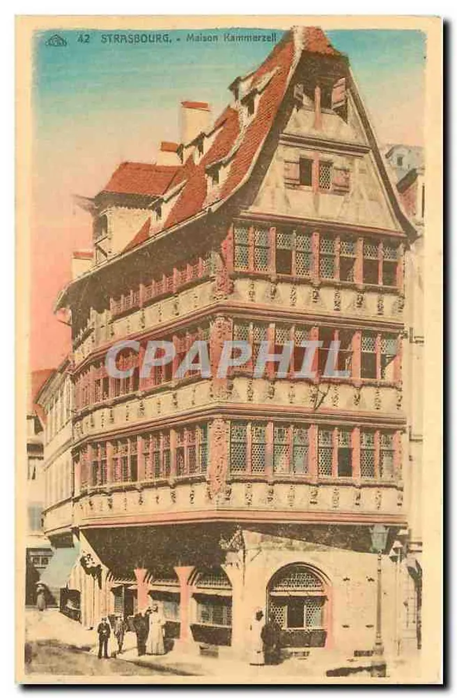 Estrasburgo - Casa Kammerzell — editor C.P.A. (n°42) - Frente