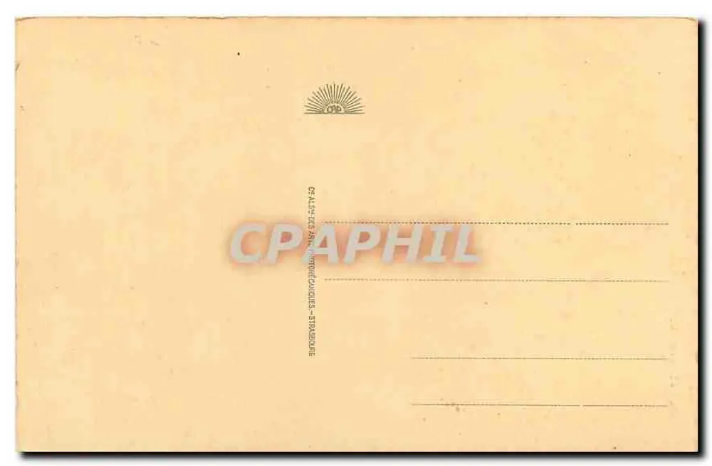 Estrasburgo - Casa Kammerzell — editor C.P.A. (n°42) - Verso