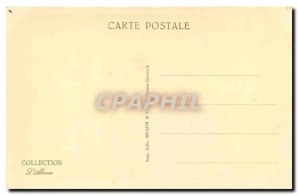 Rota das Crêtes — O Forlenweiher — Editor Braun & Cie, Dornach - Verso