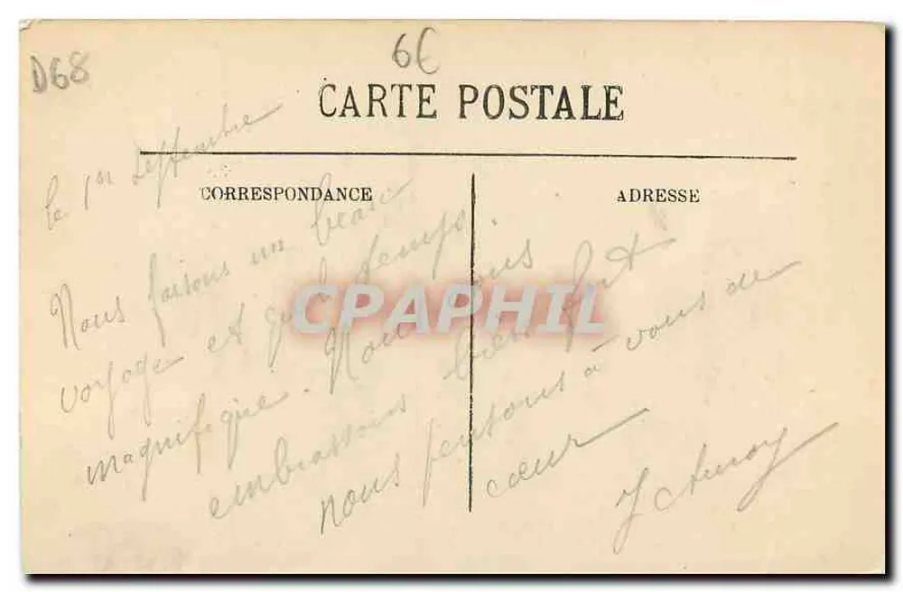 Hohneck (Alt 1366 m) — Vue de Gérardmer avec son lac — Hohneck, 1921 - Verso