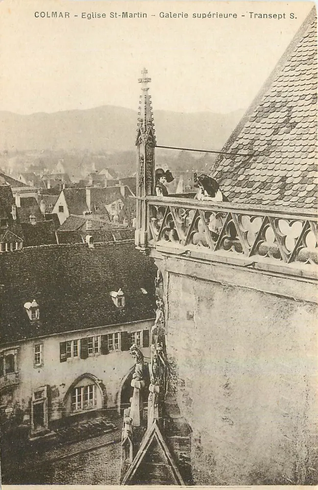 Colmar - Kirche St-Martin - Obergalerie - Südturmschiff - Vorderseite