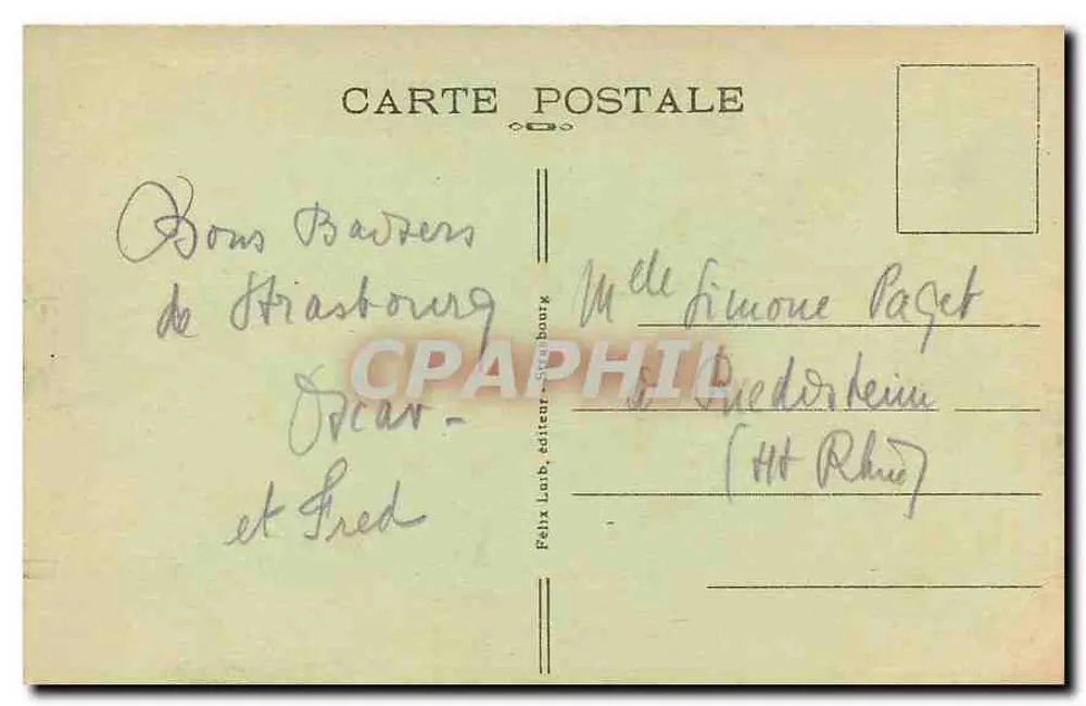 Estrasburgo — Perto dos Pontes Cobertas — Felix Lub, editor - Verso
