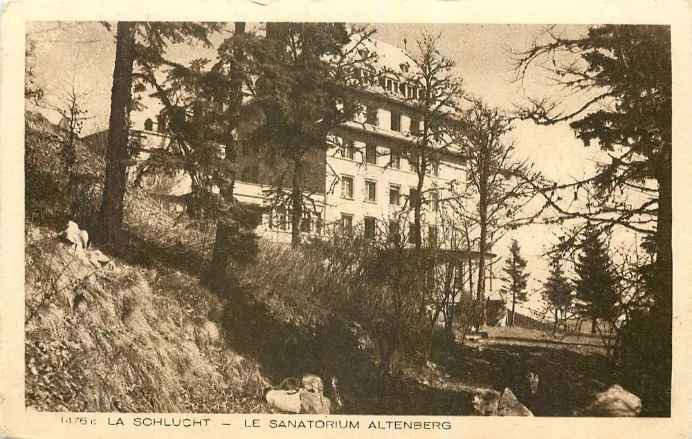 La Schlucht — O Sanatório Altenberg — Coleção L'Alsace - Frente