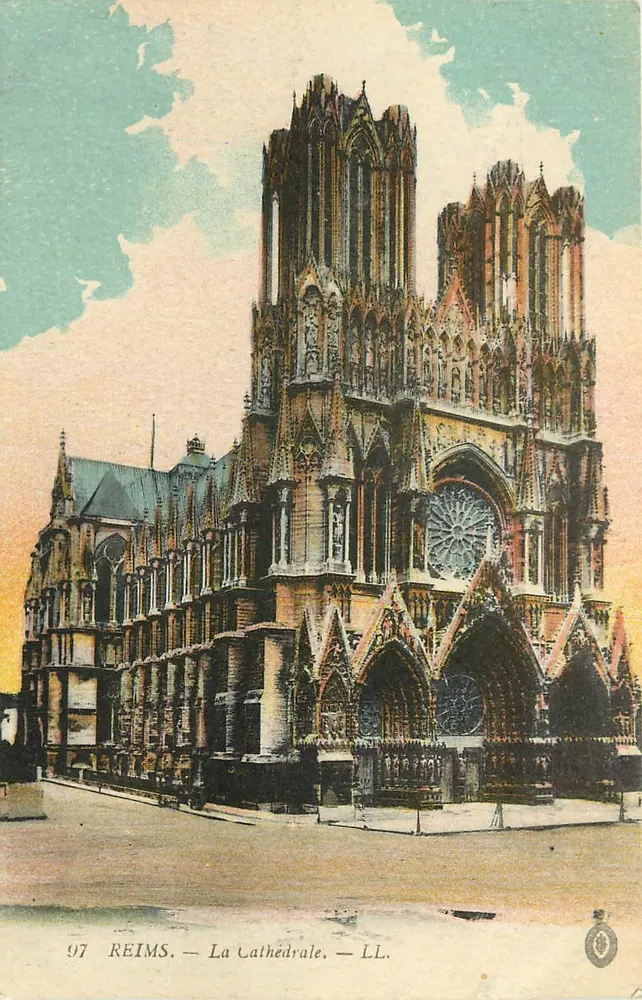 Reims — A Catedral — LL. n°97 - Frente