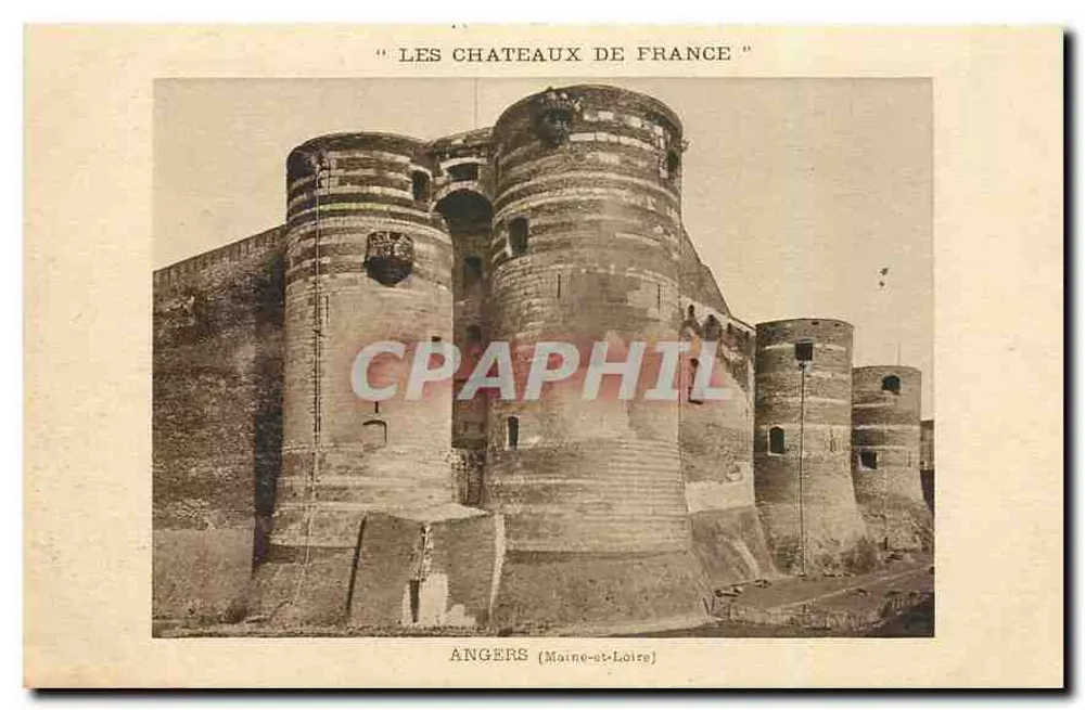 Castelo de Angers — Os Castelos da França — Editor não identificado - Frente