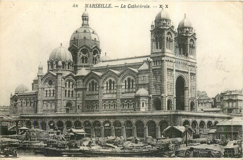 Marseille — A Catedral — Editor Lévy Frères & Cie, n°48 - Frente