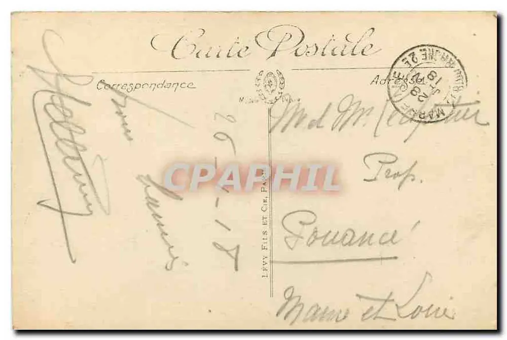 Marseille — Promenade de la Corniche — Bonneveine — LL — n°382 - Verso