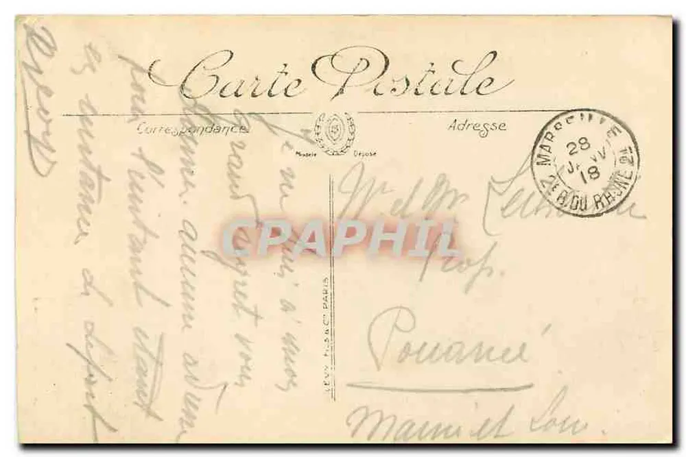 Marselha — Nossa Senhora da Guarda — LL. Editor LL, n°7 - Verso
