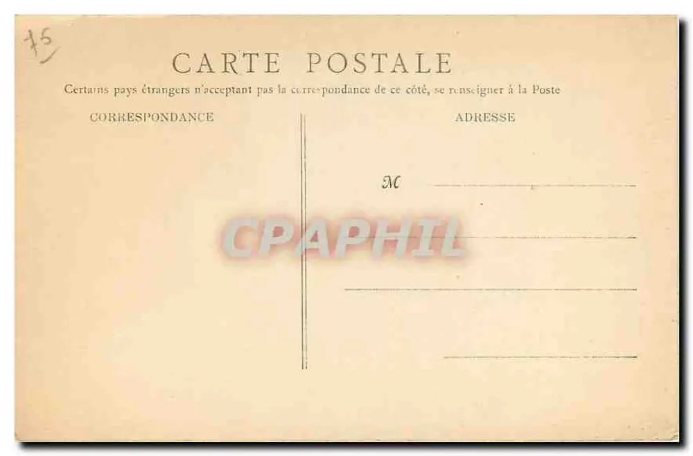 PARIS — A Santa Capela — E. Ey-Pana & Cie, n°77 - Verso