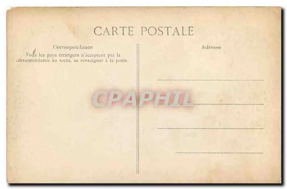 Floresta de Fontainebleau — Mesa do Rei — Editor SIRON, n° 111 - Verso