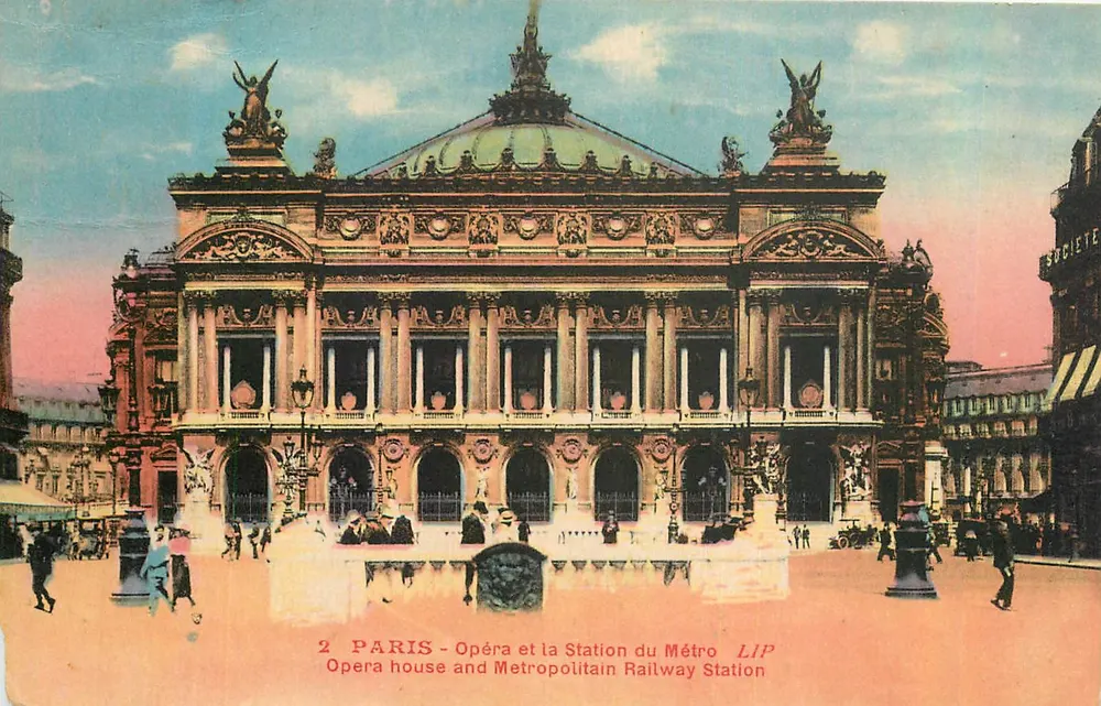 Paris - Ópera e a Estação do Metrô — Société LIP, n°2 - Frente