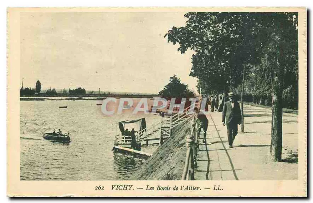 Vichy — As margens do Allier — LL. — n° 262 - Frente