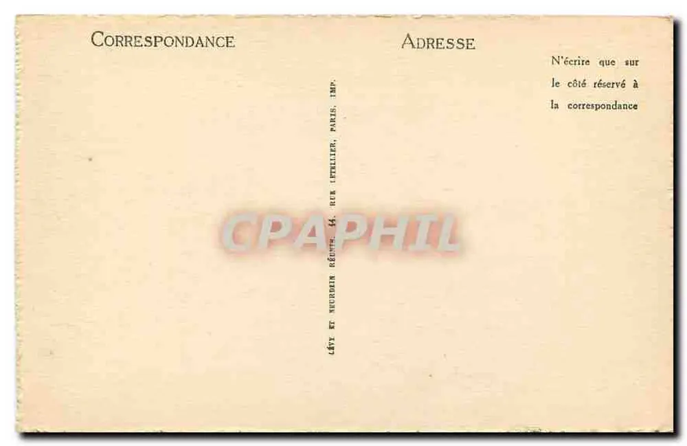 Vichy — As margens do Allier — LL. — n° 262 - Verso