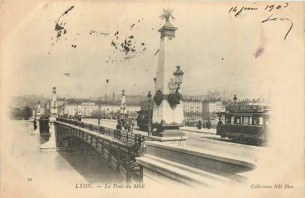 LYON — El Puente del Mediodía — Colecciones ND Phot n°30 - Anverso