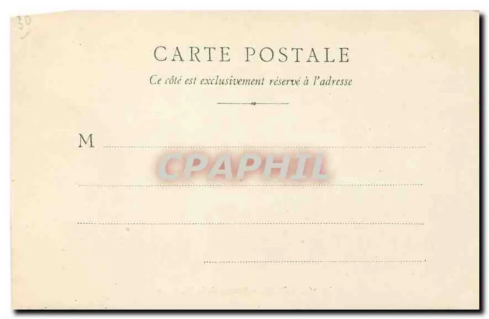 Nîmes - Fonte da Fontaine — S. F. Chalon-saône, n° 162 - Verso