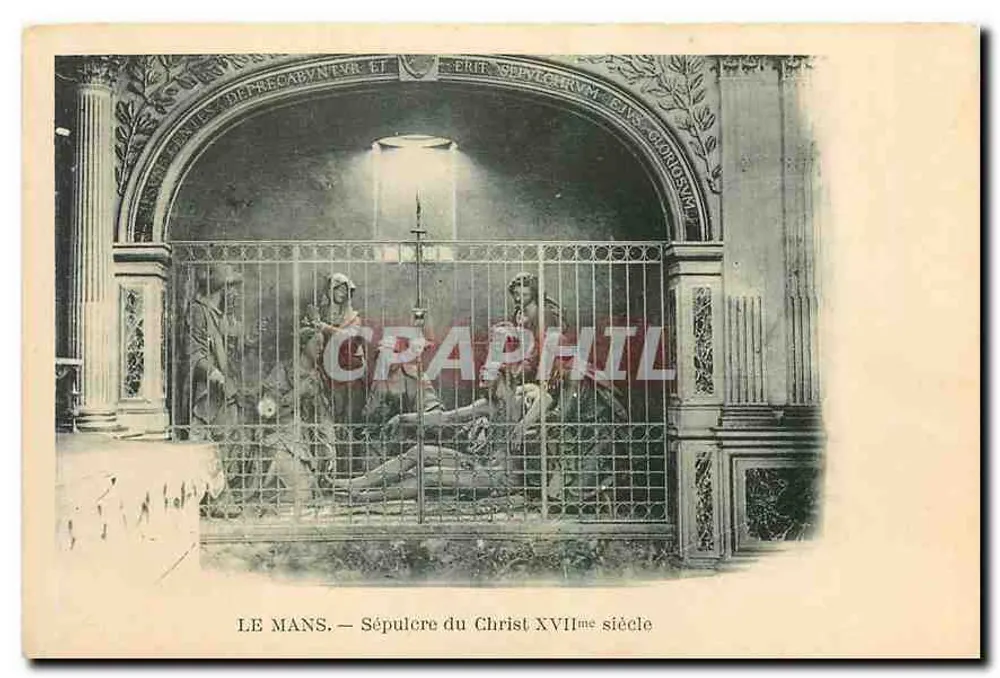 Le Mans — Sepolcro del Cristo del XVII secolo - Recto