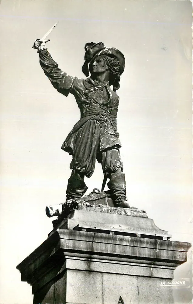 Estátua de Jean Bart — Dunkerque — Edição 'La Cigogne' - Frente
