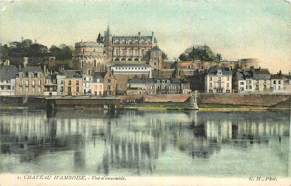 Castelo de Amboise — Vista geral — G. H., Fot. - Frente