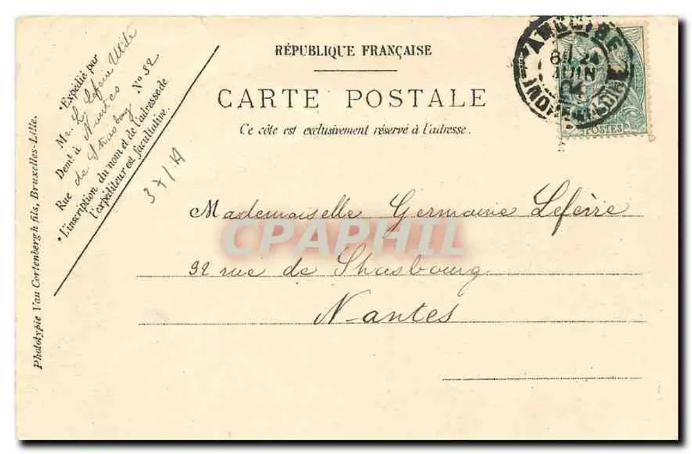 Castelo de Amboise — Vista geral — G. H., Fot. - Verso