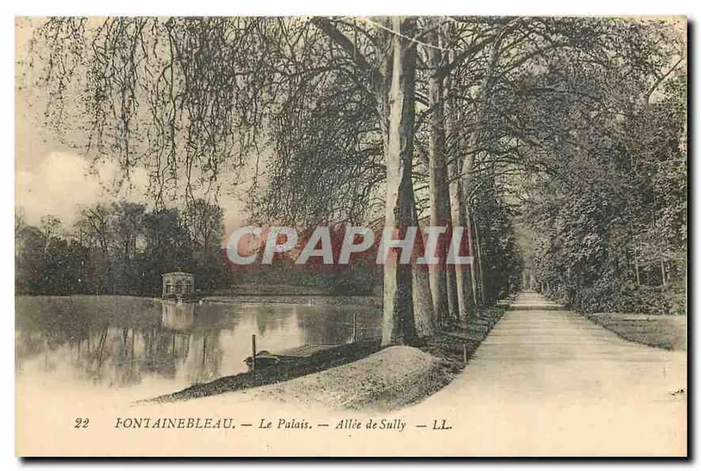 Fontainebleau — Le Palais — Allée de Sully — LL. - Recto