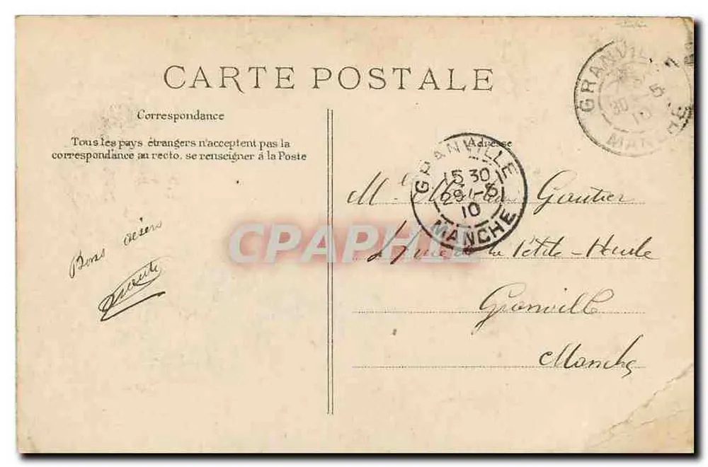 Palais de Fontainebleau — Salle du Trône — Éditeur É.D. n°262 - Verso