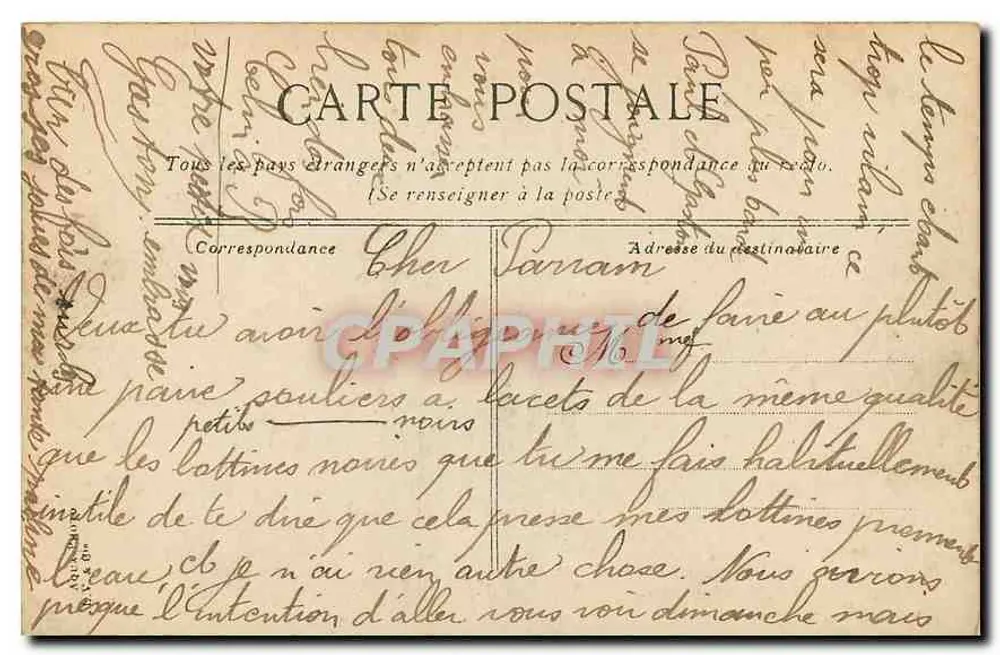 Fontainebleau, Sala do Trono — editor L.V. Lévy, n°18 - Verso