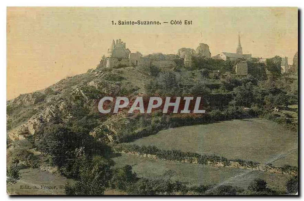 Sainte-Suzanne — Côté Est — Éditeur A. Froger, illustration n°1 - Voorkant
