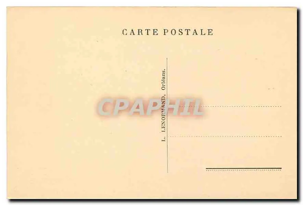 Orléans - La Place du Martrol — statua di Giovanna d'Arco di Foyatier, inaugurata il 8 maggio 1855 - Verso