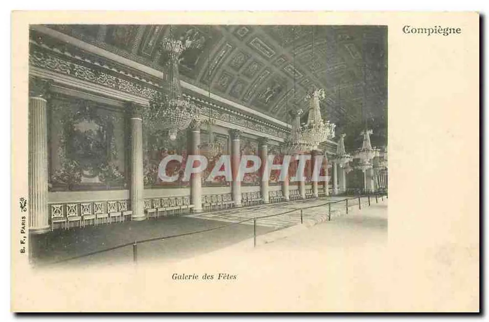 Galerij van de Feesten — Compiègne — B. Fr. Paris - Voorkant