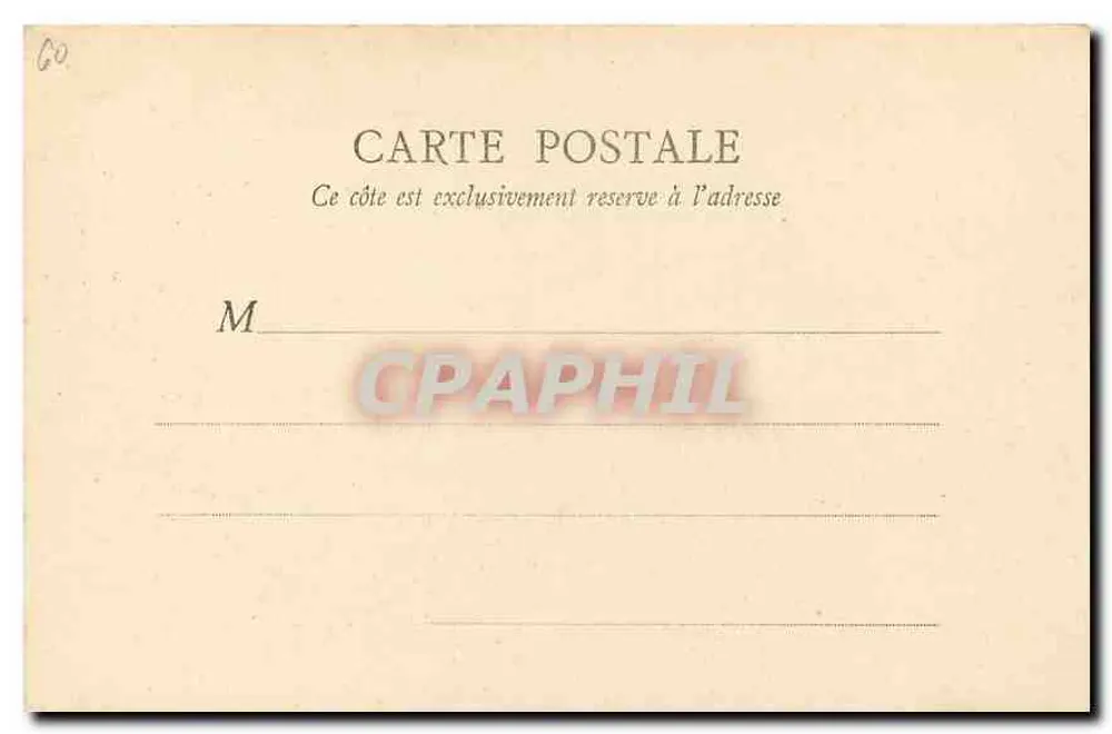 Galerij van de Feesten — Compiègne — B. Fr. Paris - Achterkant