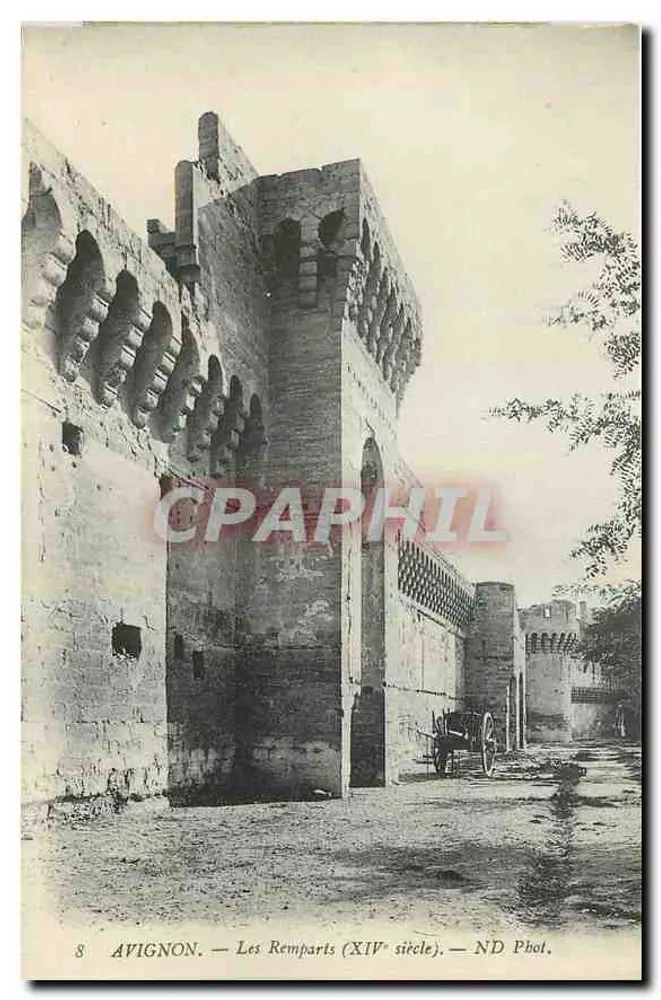 Avignon — Os Muros (século XIV) — ND Phot. - Frente