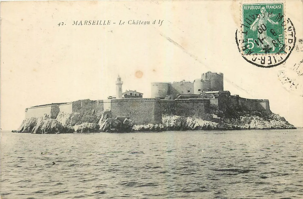 Marseille - O Castelo de If — editor desconhecido, n° 42 - Frente