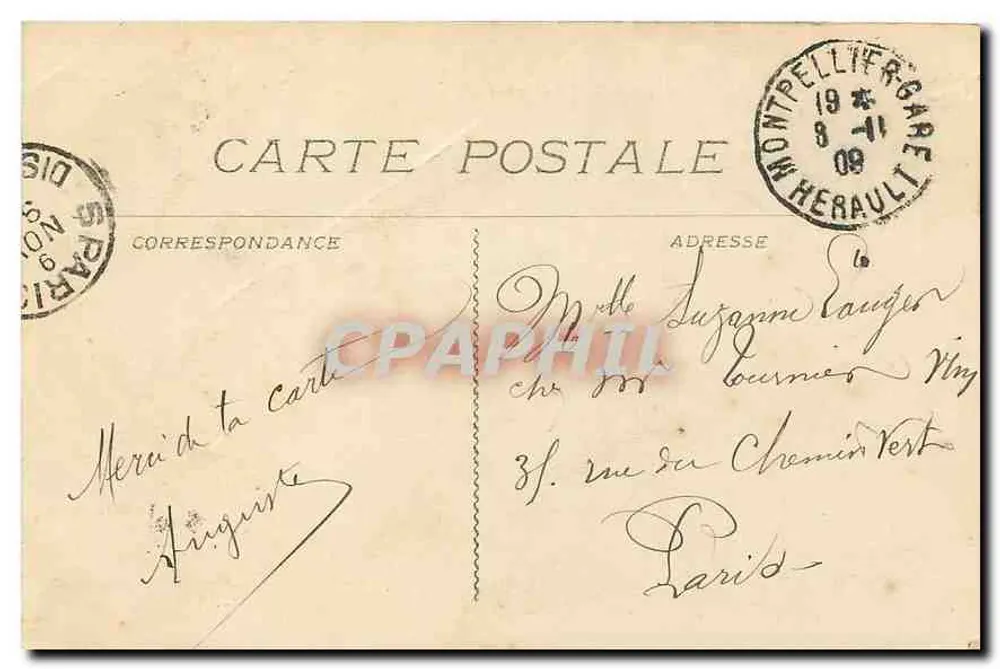 Marseille - O Castelo de If — editor desconhecido, n° 42 - Verso