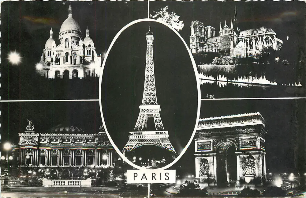 Paris nachts — Verlag: Editions Chantal, Nr. 75 - Vorderseite