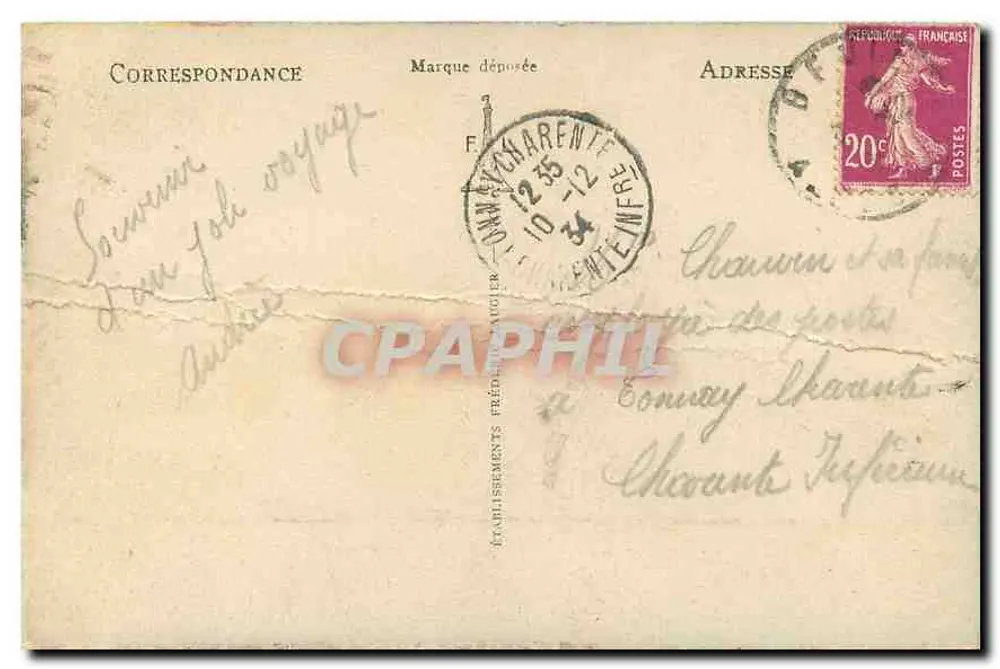 Les Gorges du Ciaps — Environs de BEUIL (A.M.) — Adia - Verso