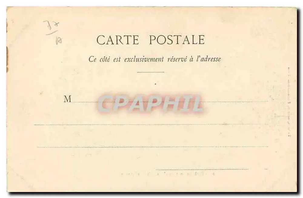 Forest of Fontainebleau — Roche Eponge — Thibault, publishers, Fontainebleau - Back