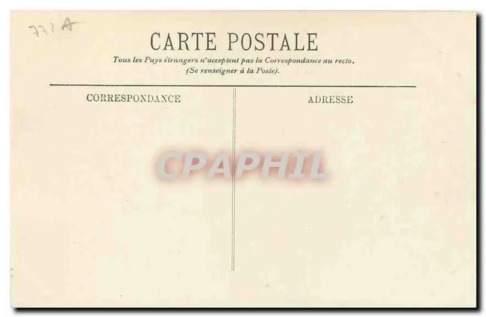 Fontainebleau — Die Forêt — Der Carrefour du Nid de l'Aigle — LL. — N° 149 - Rückseite