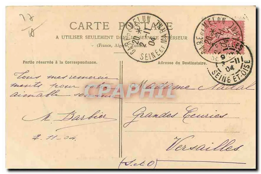 Floresta de Fontainebleau — O Centauro — S. D. B. (editor) - Verso