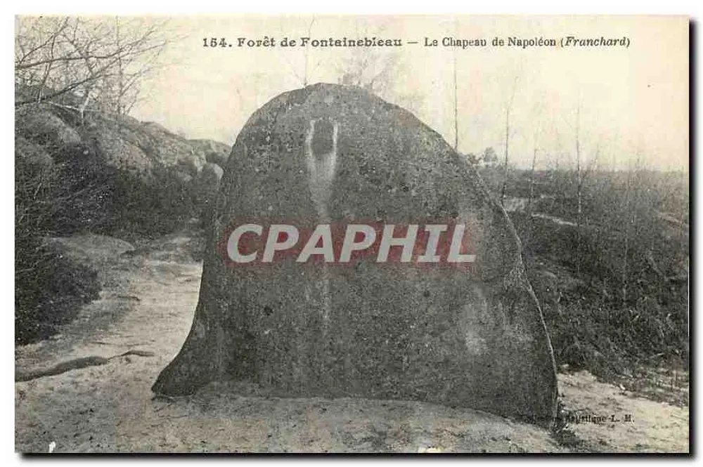 Wald von Fontainebleau — Der Hut Napoleons (Franchard) — Heilique L.M. n°154 - Vorderseite