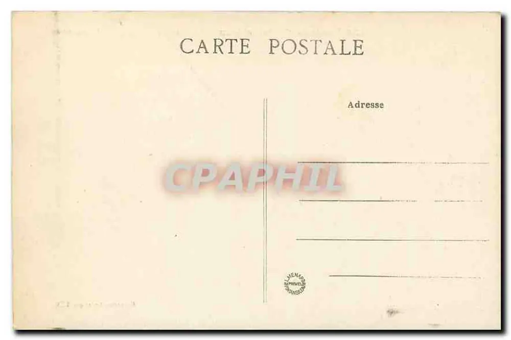 Wald von Fontainebleau — Der Hut Napoleons (Franchard) — Heilique L.M. n°154 - Rückseite