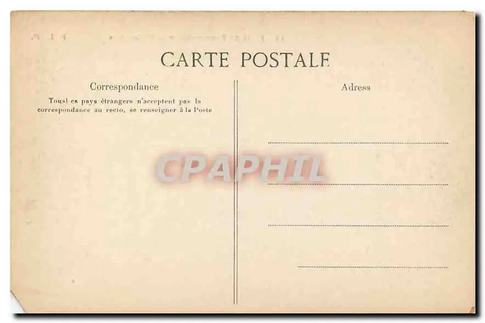Floresta de Fontainebleau — Belle-Croix — E. L. D. - Verso