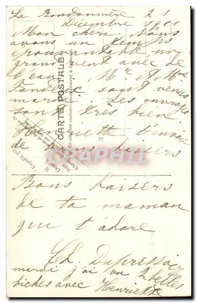 Dois crianças na praia — Stebordam — editor V. P. Paris, n° 2625 - Verso
