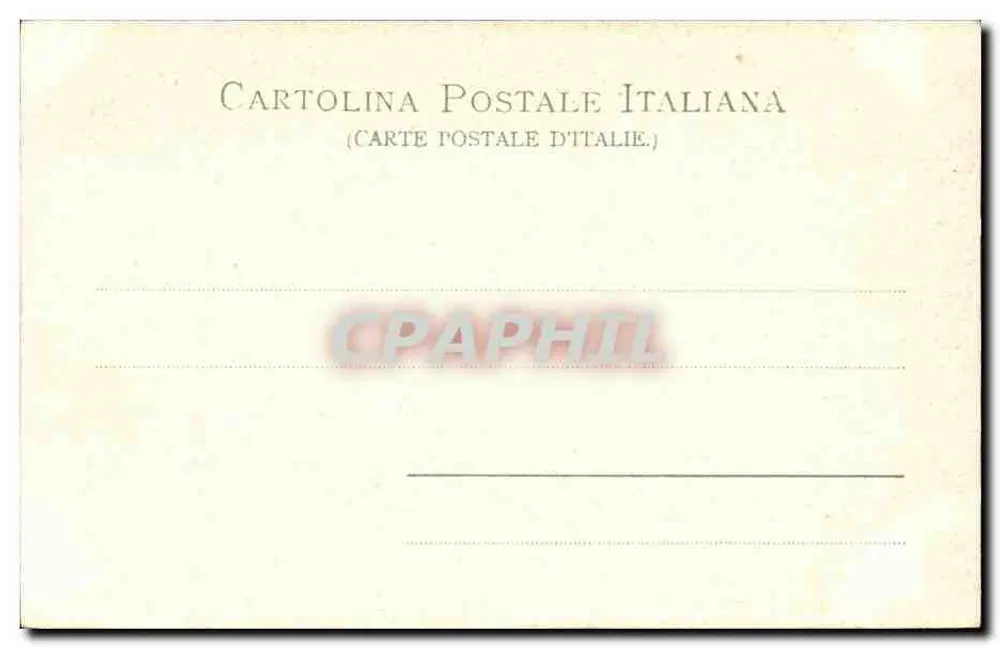 S. M. di Carignano — Genua — Stempel & Co., Florenz 11904 - Rückseite