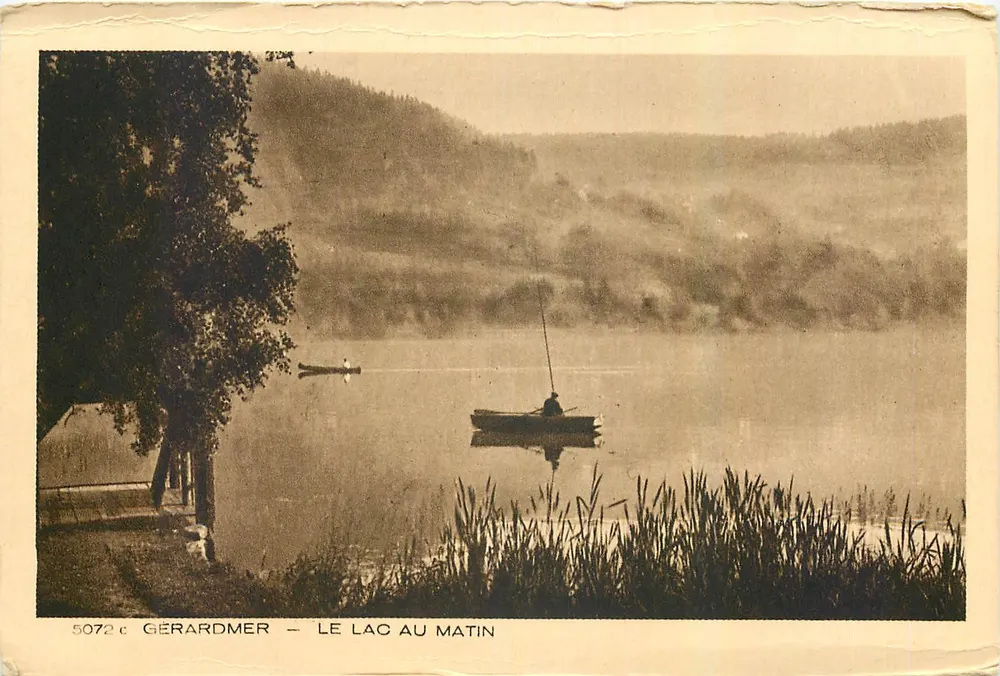 GÉRARDMER — THE LAKE AT MORNING — series 5072c - Front