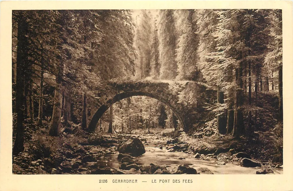 Gérardmer — Il Ponte delle Fata — Edizione Folz, Gérardmer - Recto