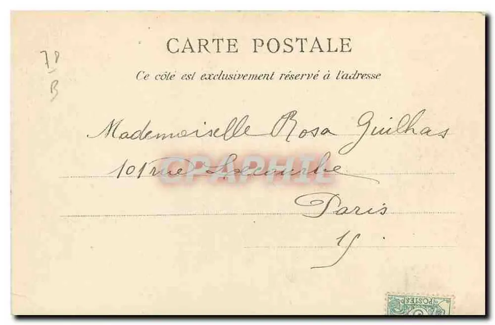 Versailles — Entrada do Petit Trianon — C.L.C. - Verso