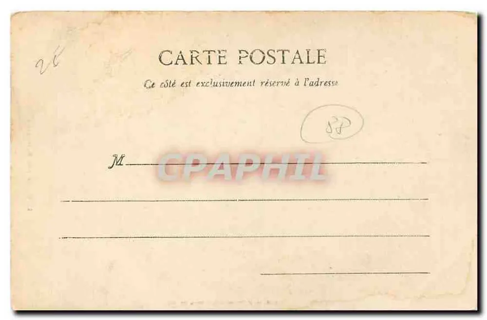 Gérardmer — A Gorge dos Roitelets — Imp. Ad. Weack, Saint-Dié, Dépose, N° 1889 - Verso