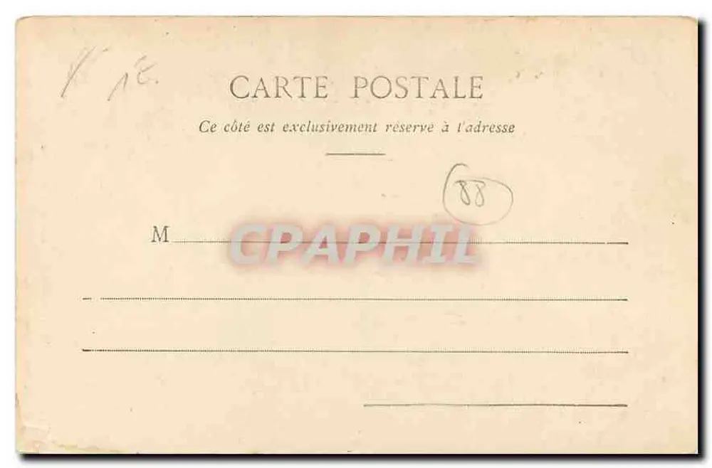Gérardmer - Cachoeira de Mérelle — imp. Ad Welck, Saint-Dié, N° 1924 - Verso