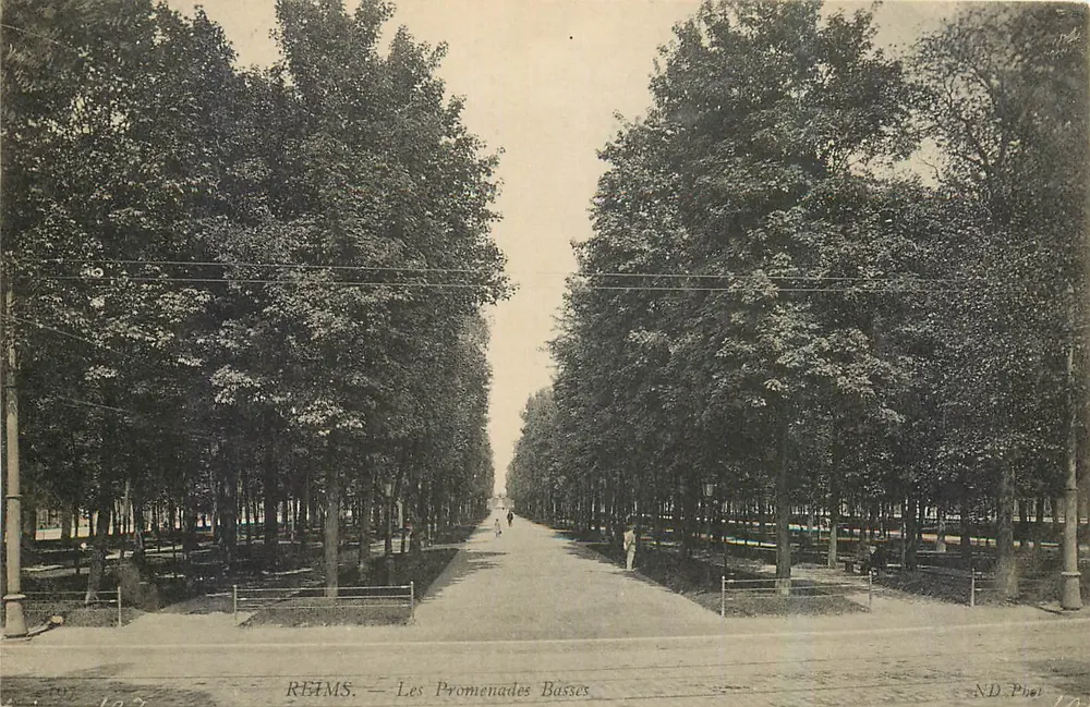 Reims — Les Promenades Basses — ND Phot - Frente