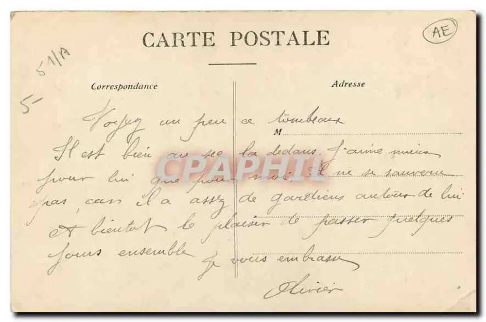 Reims — Túmulo de São Rémi — Editor das Vistas da França, n° 184 - Verso